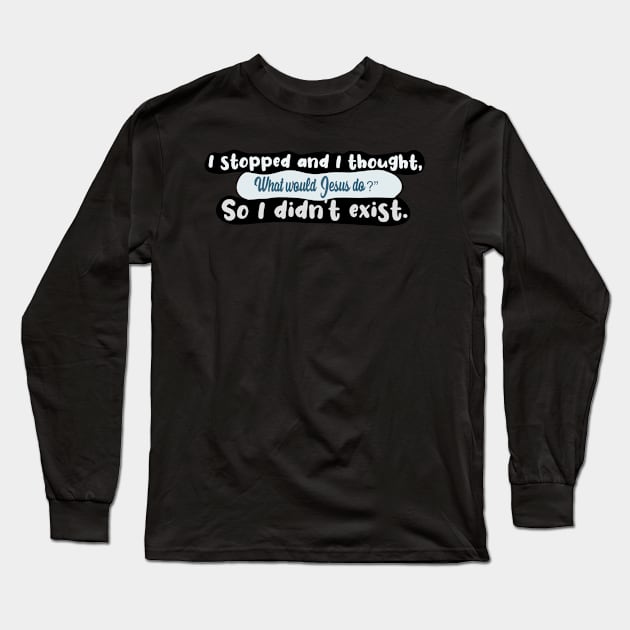 Bo burnham Joke Long Sleeve T-Shirt by claysus